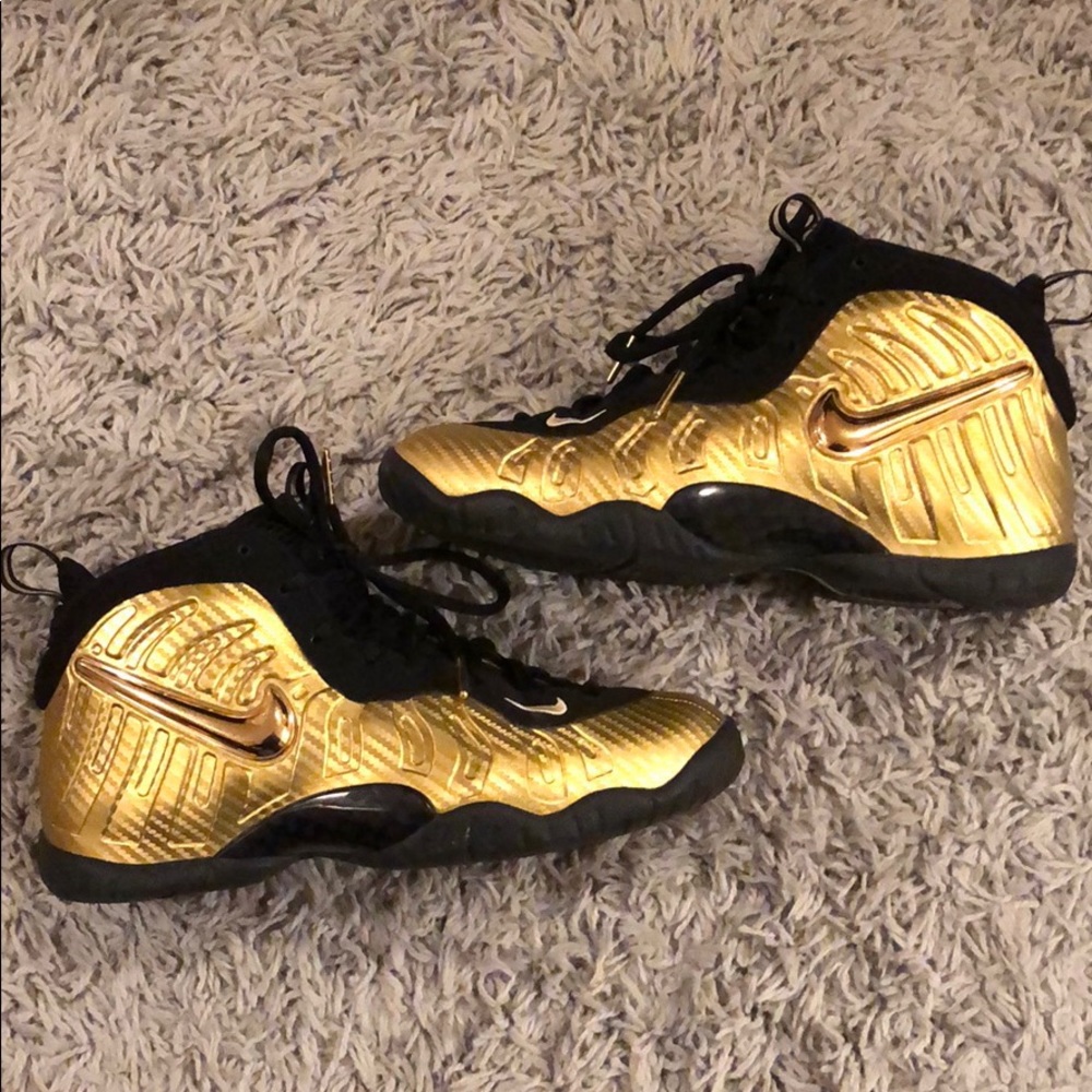 Air Nike Foamposite Pro Metallic Gold (GS)